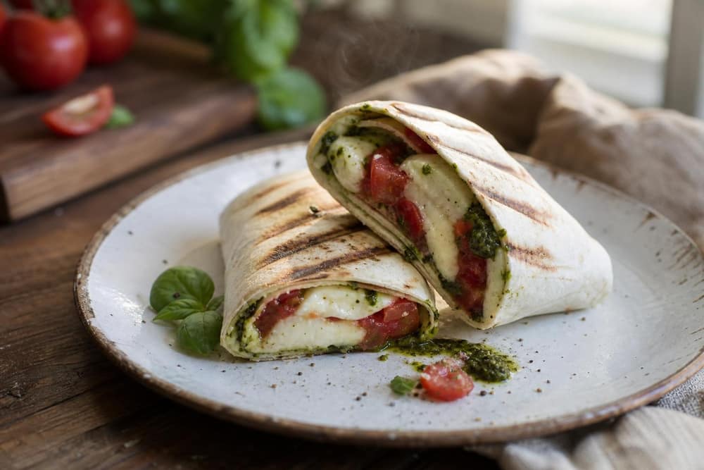 Caprese wrap light