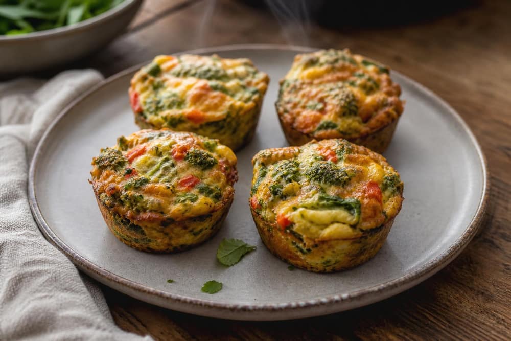 Groente-frittatamuffins uit de oven