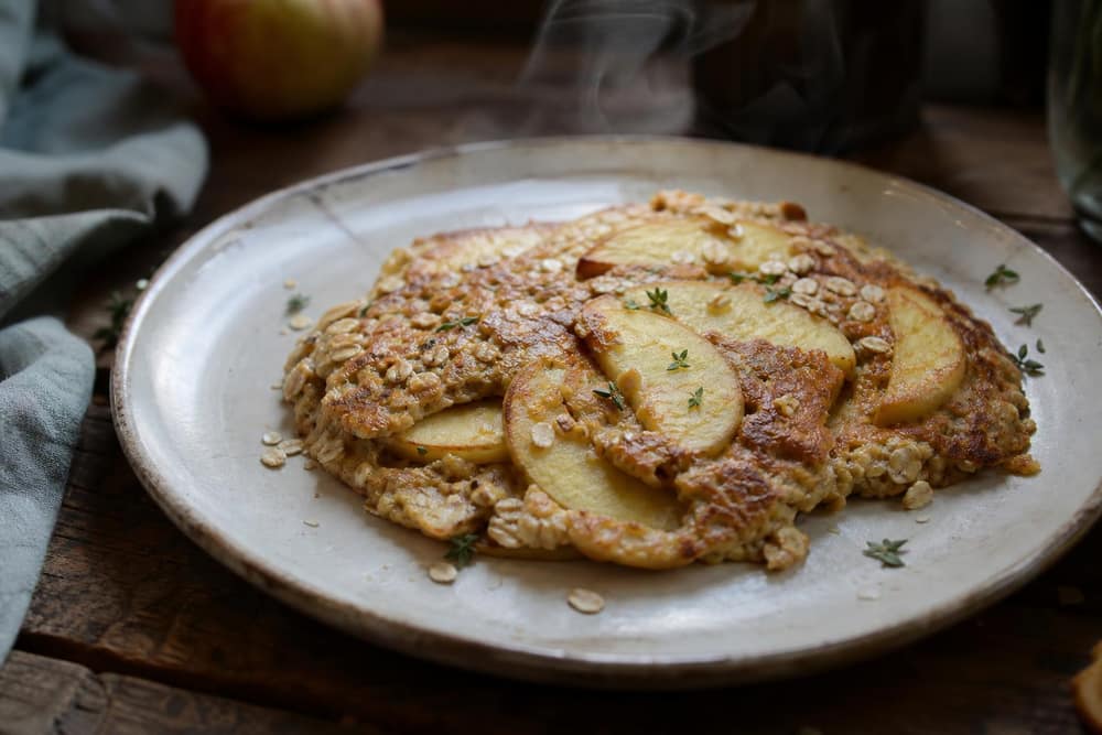 Haverpannenkoek met appel