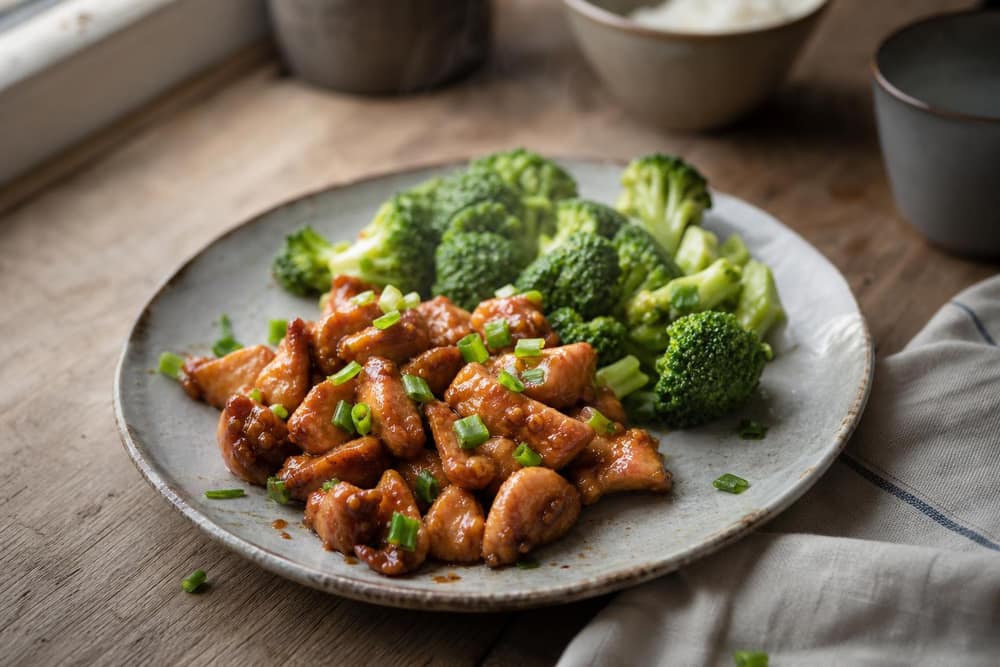 Kip teriyaki met broccoli