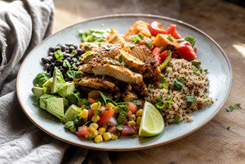 Mexicaanse kip-quinoabowl