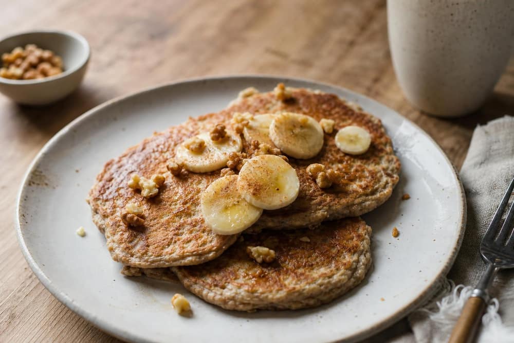 Volkoren bananenpannenkoekjes